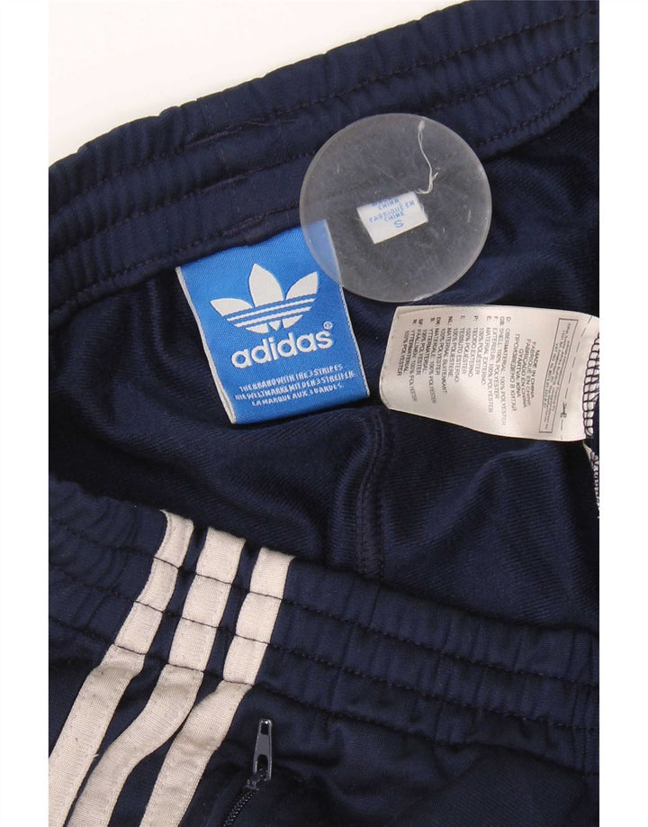 Мужские спортивные брюки Adidas, маленькие темно-синие, полиэстер