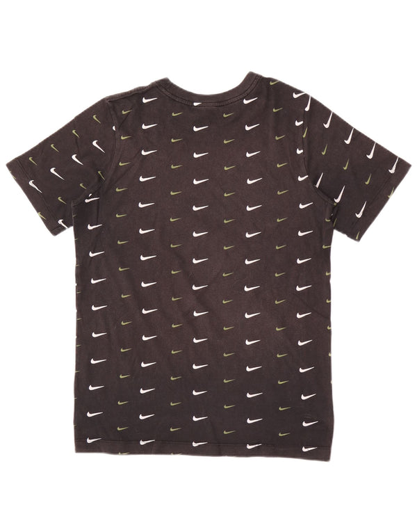 Футболка с рисунком Nike для мальчиков 13–14 лет, XL, черная