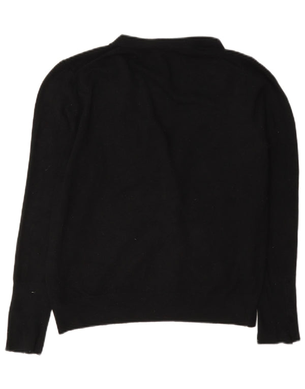 Женский кардиган стандартного кроя Zara UK 14, большой черный вискоза