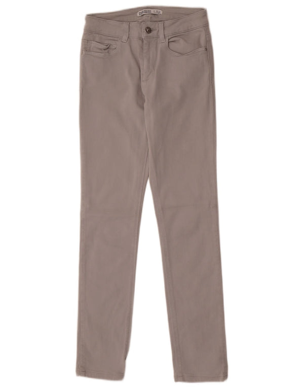 Женские повседневные брюки скинни Zara EU 36 XS W26 L28, серый хлопок