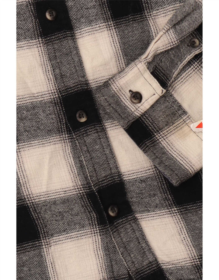 Мужская фланелевая рубашка Lee Regular Fit 2XL, черный хлопок в клетку