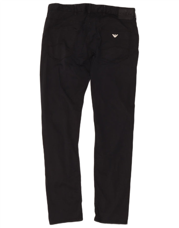 Мужские джинсы Armani Slim W36 L32 Темно-синие, хлопок