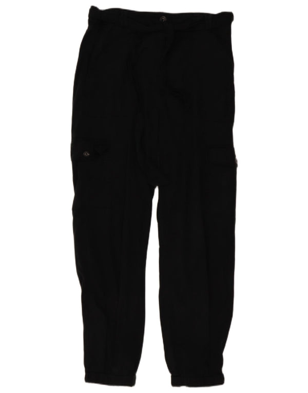 Женские брюки-карго Marks & Spencer для бега, Великобритания 14, большие W32 L27, черные