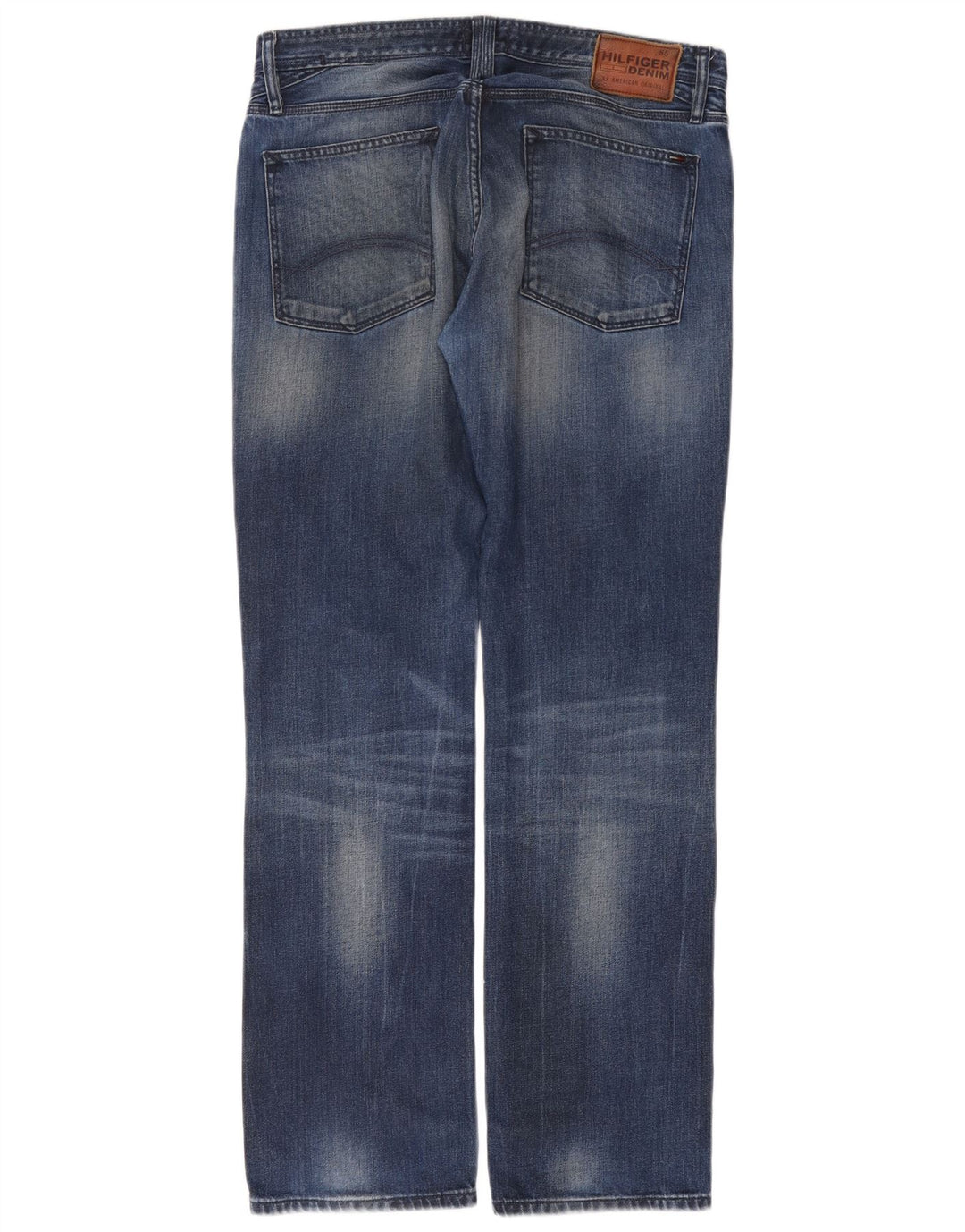 Мужские прямые джинсы Tommy Hilfiger W32 L34 синие, хлопок