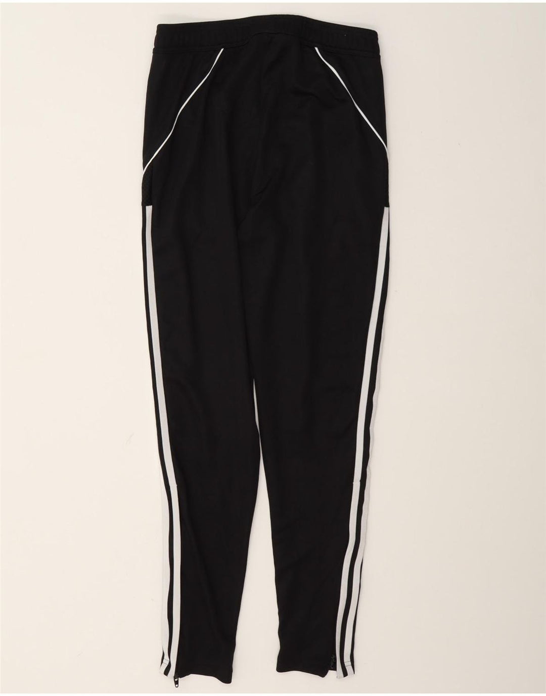 Мужские спортивные брюки Adidas Slim Fit, маленькие черные полиэстеровые брюки