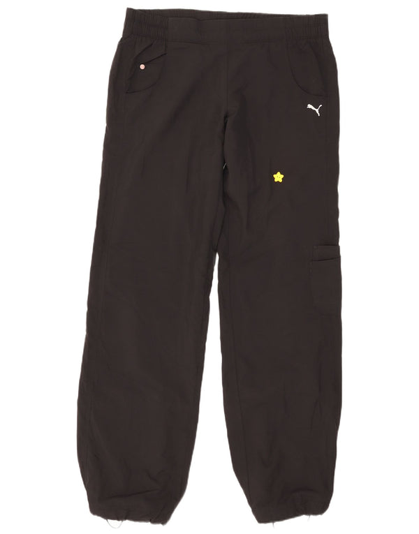 Женские брюки-карго Puma Joggers UK 12 Medium W32 L33, черный полиэстер
