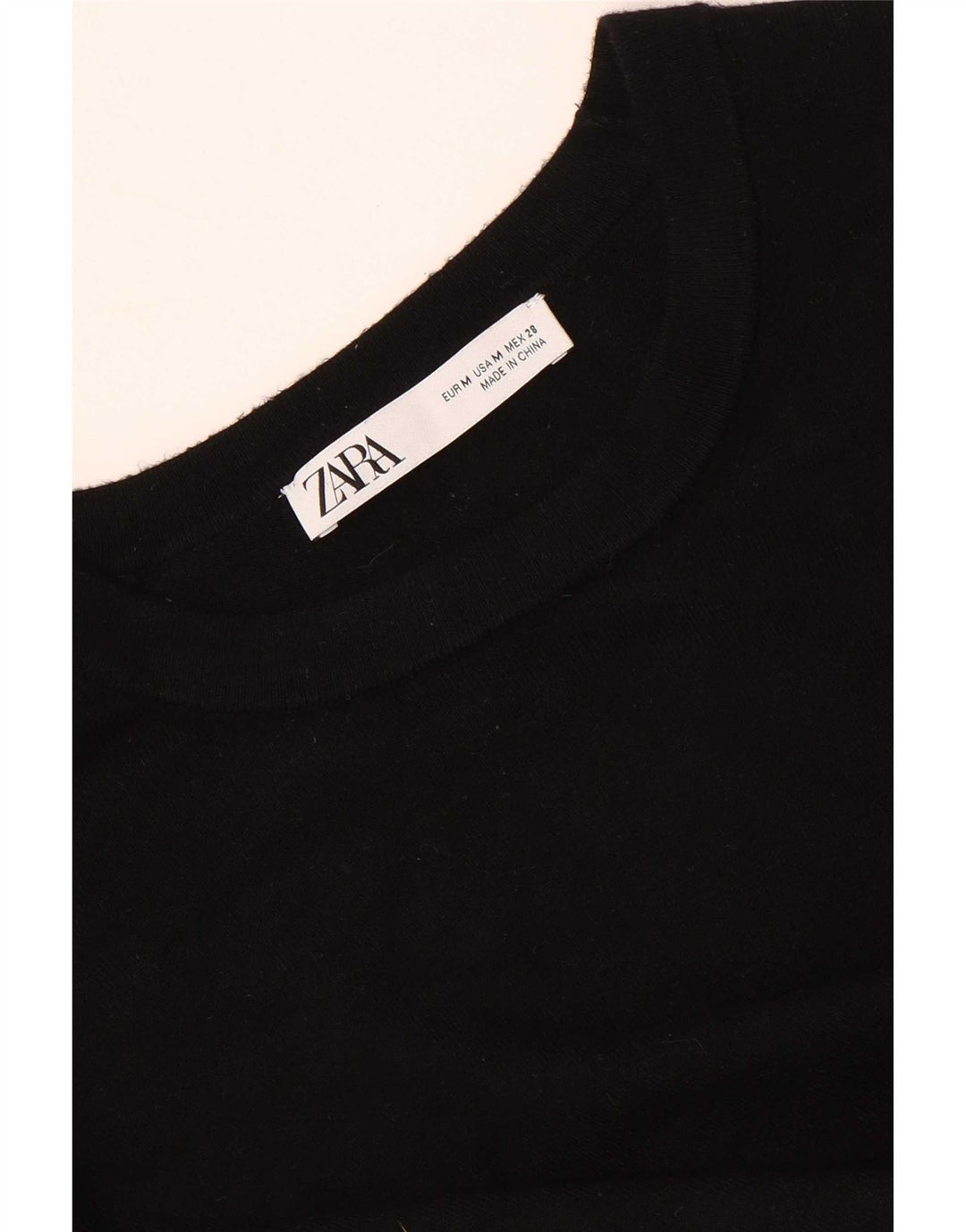 Женский джемпер с вырезом «лодочка» Zara UK 12, средний черный