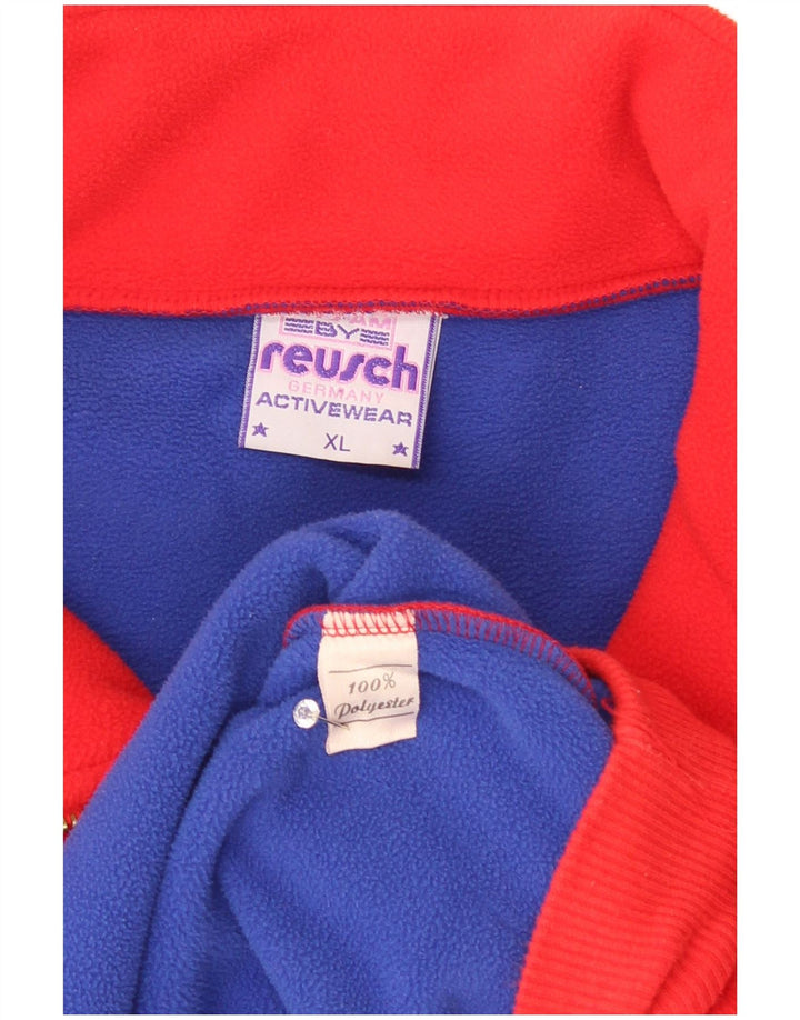 Мужской флисовый джемпер Reusch XL, красный полиэстер