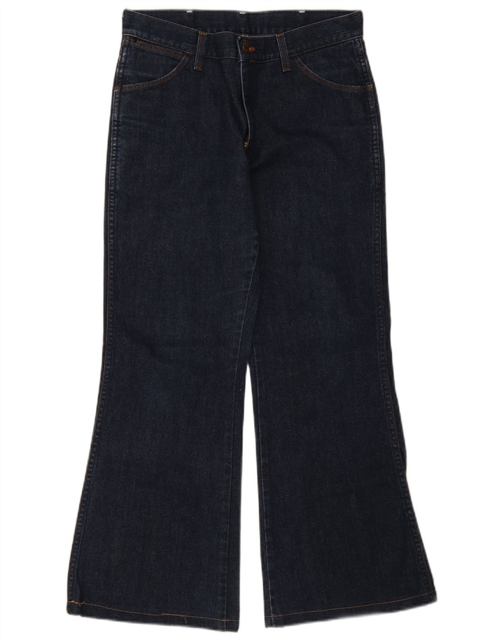Мужские расклешенные джинсы Wrangler W30 L28 темно-синие, хлопок