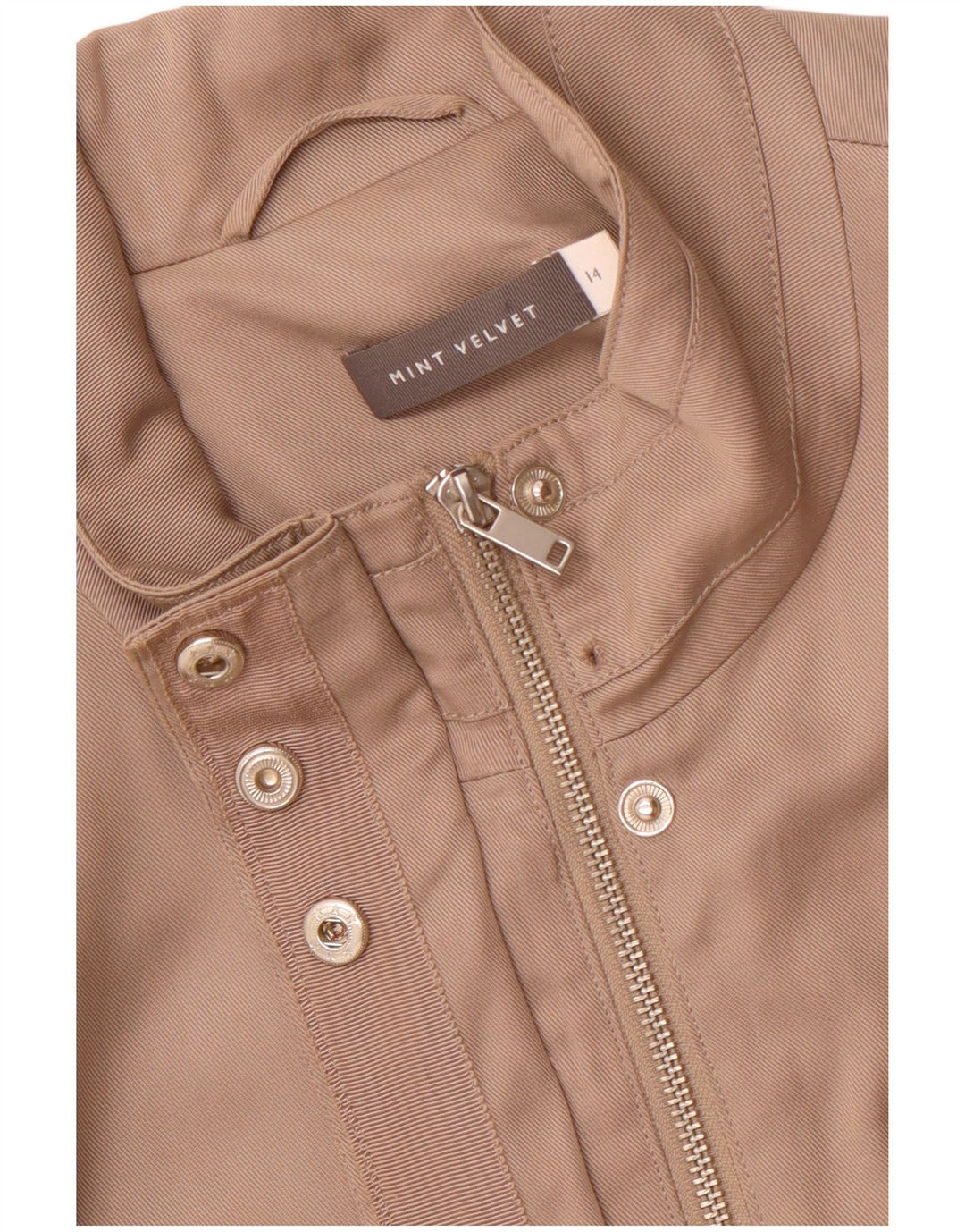Женская куртка MINT VELVET UK 14, средний коричневый лиоцелл