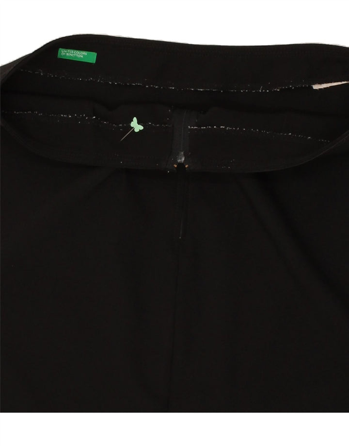 BENETTON Womens Straight Skirt W32 Large Black Vintage Benetton and Second-Hand Benetton from Messina Hembry 