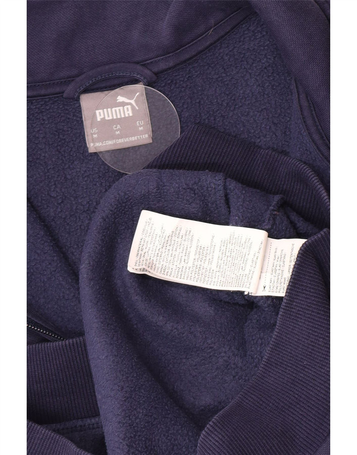 Мужской спортивный костюм Puma, верхняя куртка, средний темно-синий, хлопок