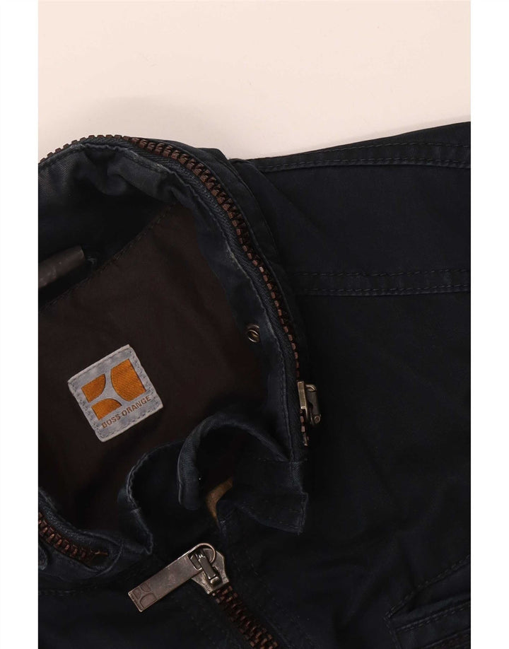 Мужская куртка с капюшоном Hugo Boss UK 38 Medium Navy Blue