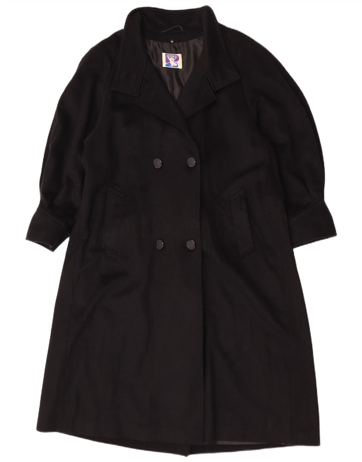 Женское двубортное пальто Yessica UK 20 2XL, черная шерсть