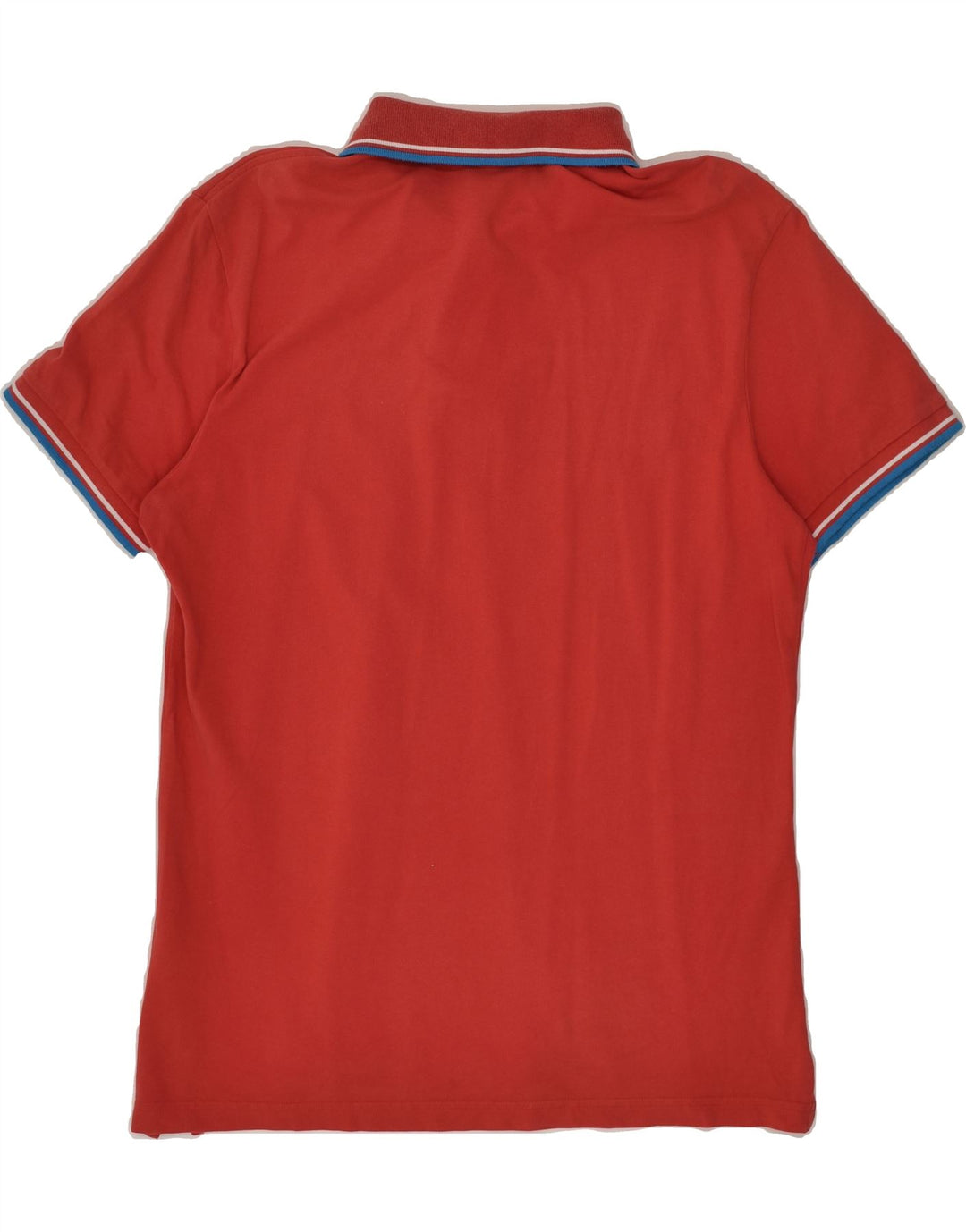 DIADORA Mens Slim Polo Shirt Large Red Cotton | Vintage Diadora | Thrift | Second-Hand Diadora | Used Clothing | Messina Hembry 