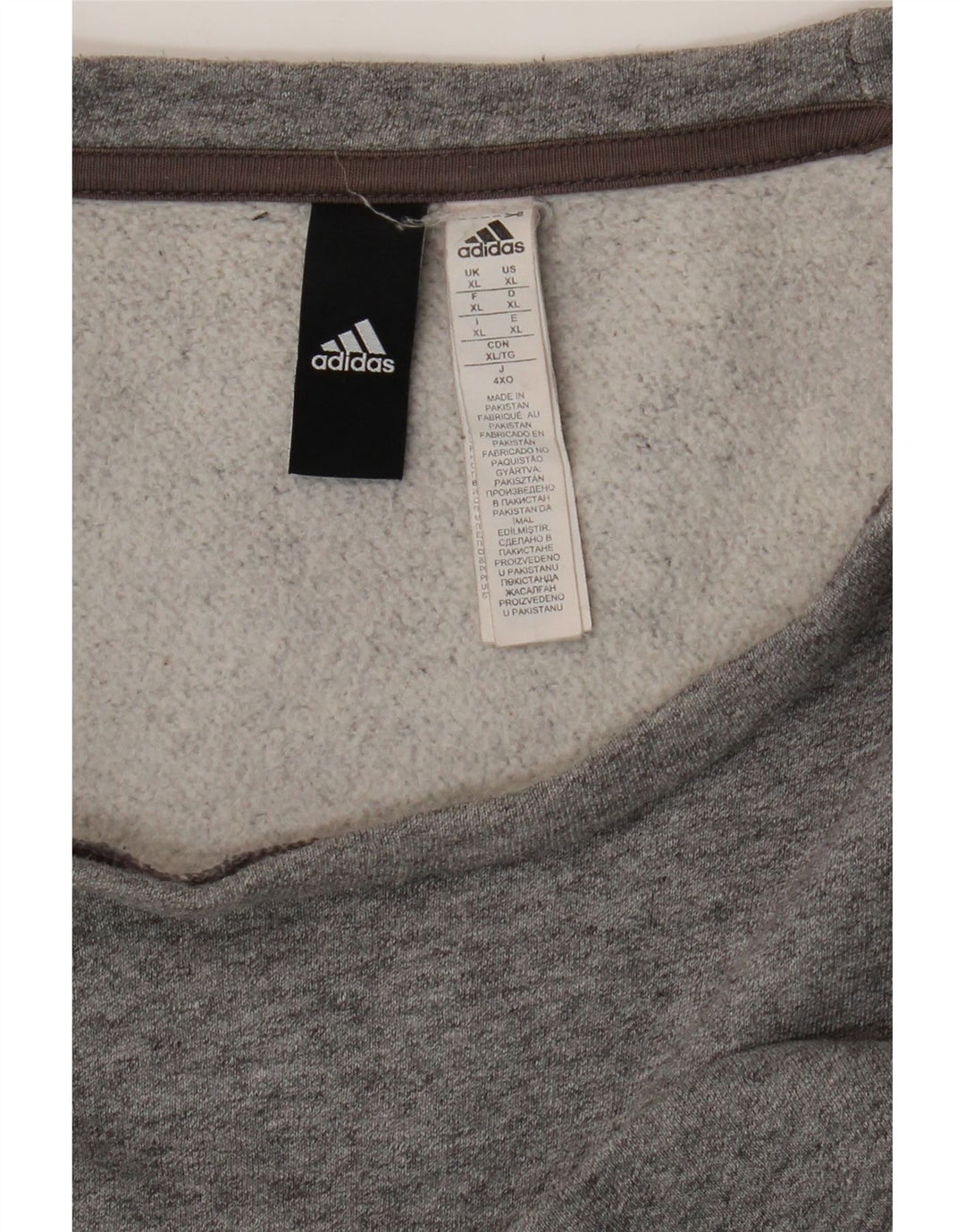 Мужской свитер Adidas Jumper XL Серый хлопок
