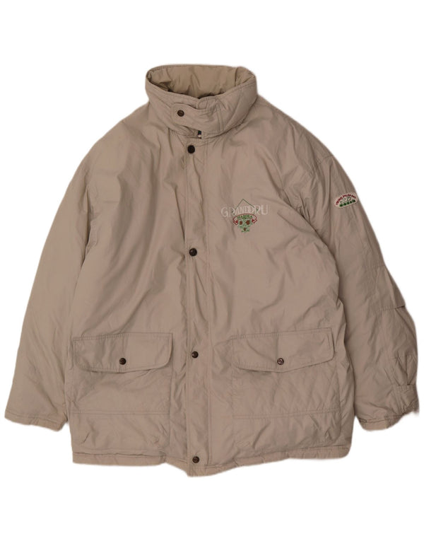 Мужская стеганая куртка свободного кроя Diadora UK 42 XL, серый полиэстер