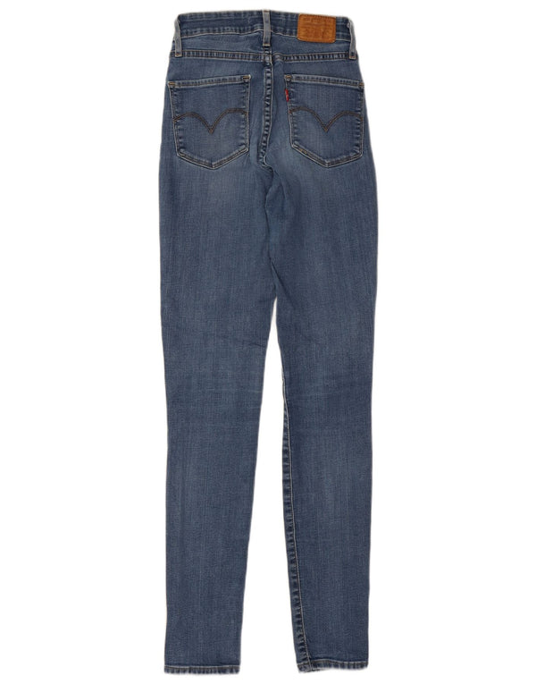Женские джинсы скинни Levi's 721 с высокой посадкой W24 L29, синие, хлопок