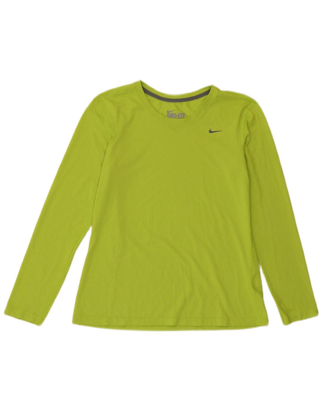Женские кроссовки Dri Fit Regular Fit с длинным рукавом UK 14, средний зеленый цвет