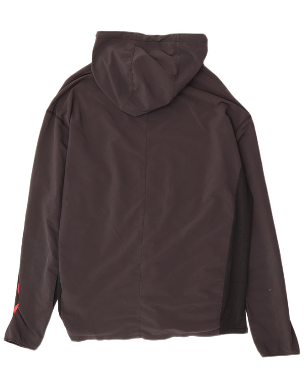 Мужской джемпер с капюшоном Nike Dri Fit стандартной посадки, средний черный, полиэстер