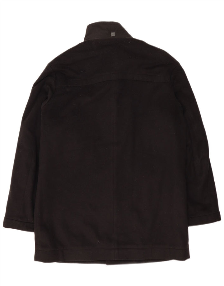 Мужское пальто Hugo Boss EU 48 Medium Black Wool