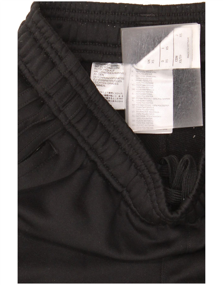 Мужские спортивные брюки Adidas с графическим рисунком XS, черный полиэстер