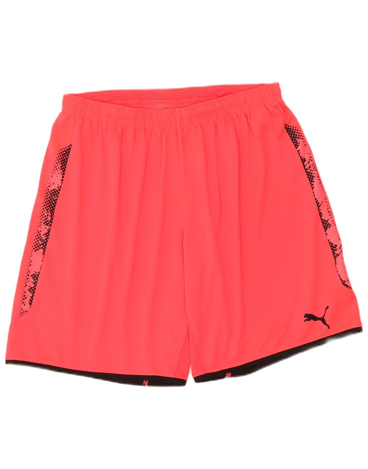 Мужские спортивные шорты Puma XL из полиэстера с красными пятнами