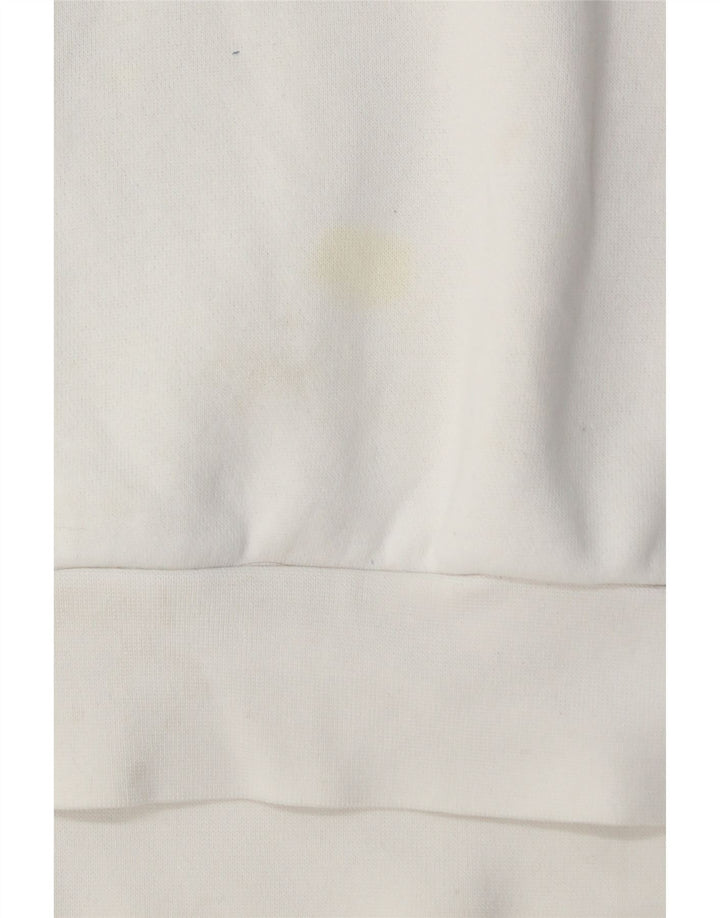 Мужской джемпер с капюшоном ADIDAS, маленький белый, хлопок