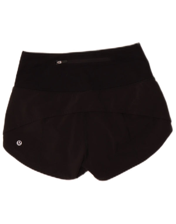Женские спортивные шорты Lululemon US 2 XS, черный нейлон