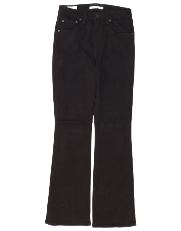 Женские джинсы LEVI'S 725 Bootcut W28 L30, черные, хлопковые