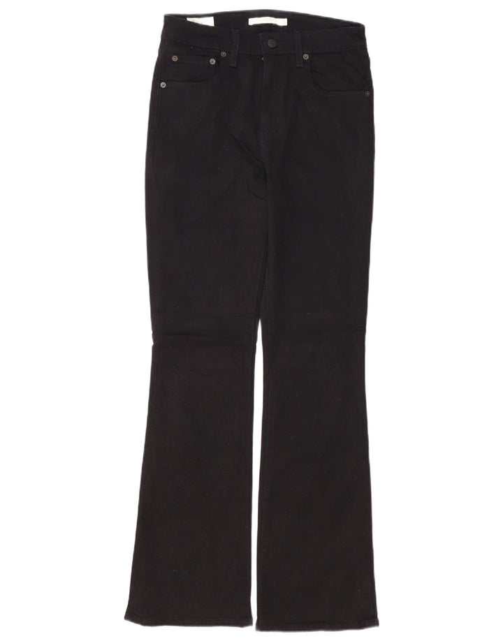 Женские джинсы LEVI'S 725 Bootcut W28 L30, черные, хлопковые