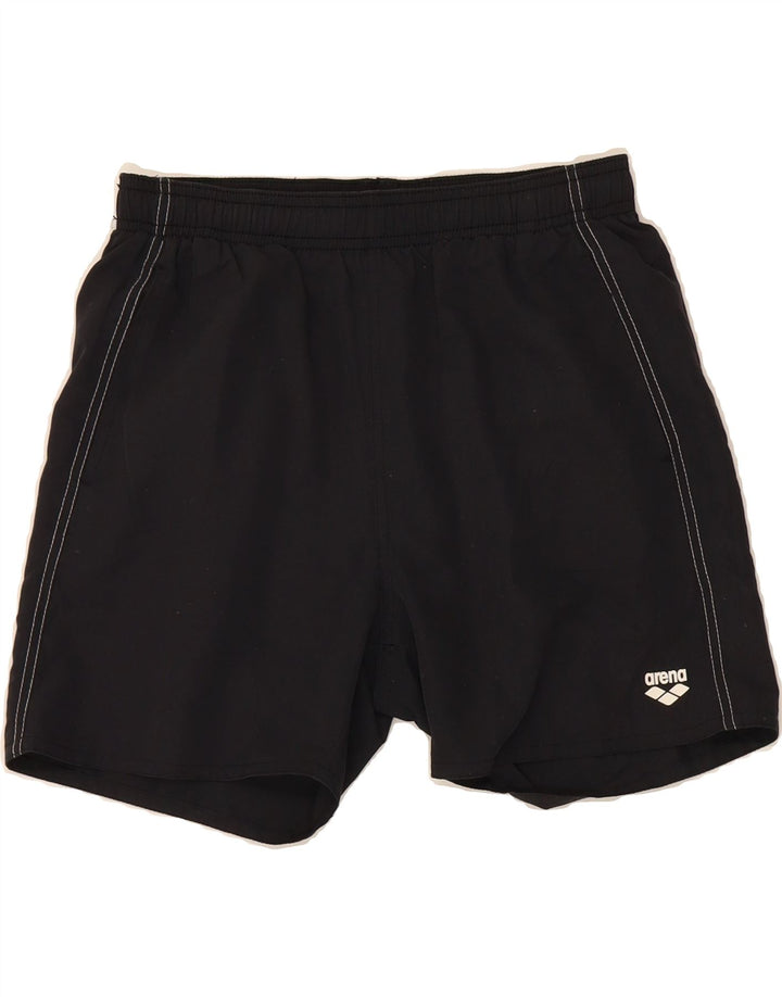 ARENA Mens Sport Shorts Small  Black Vintage Arena and Second-Hand Arena from Messina Hembry 