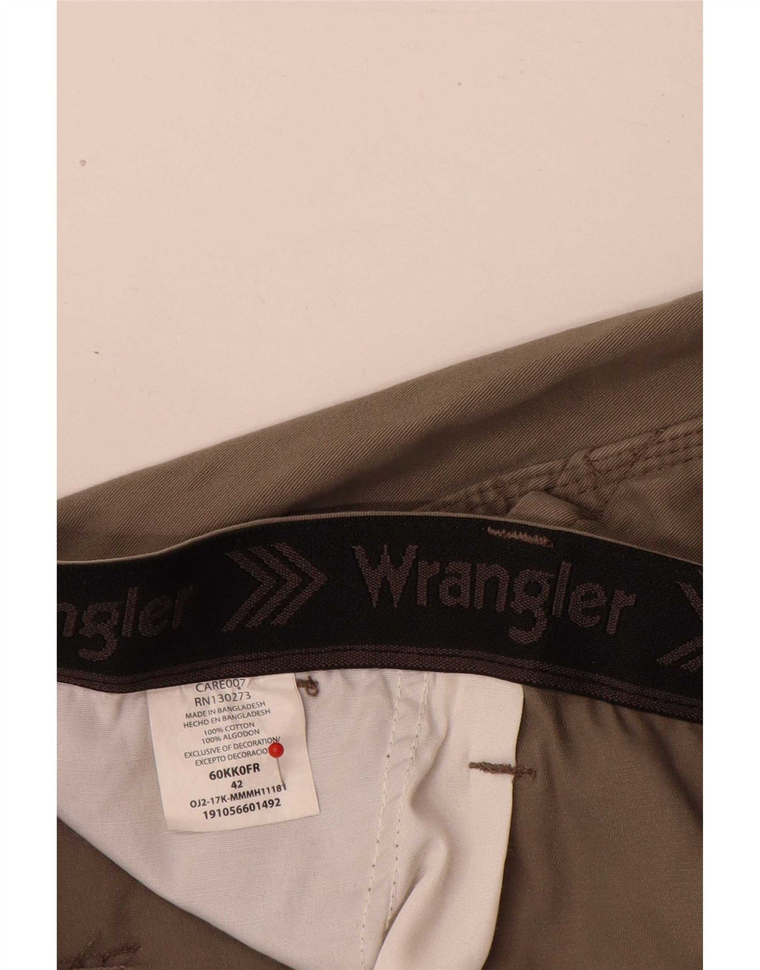 Мужские шорты-карго Wrangler XL W42, серые, хлопок