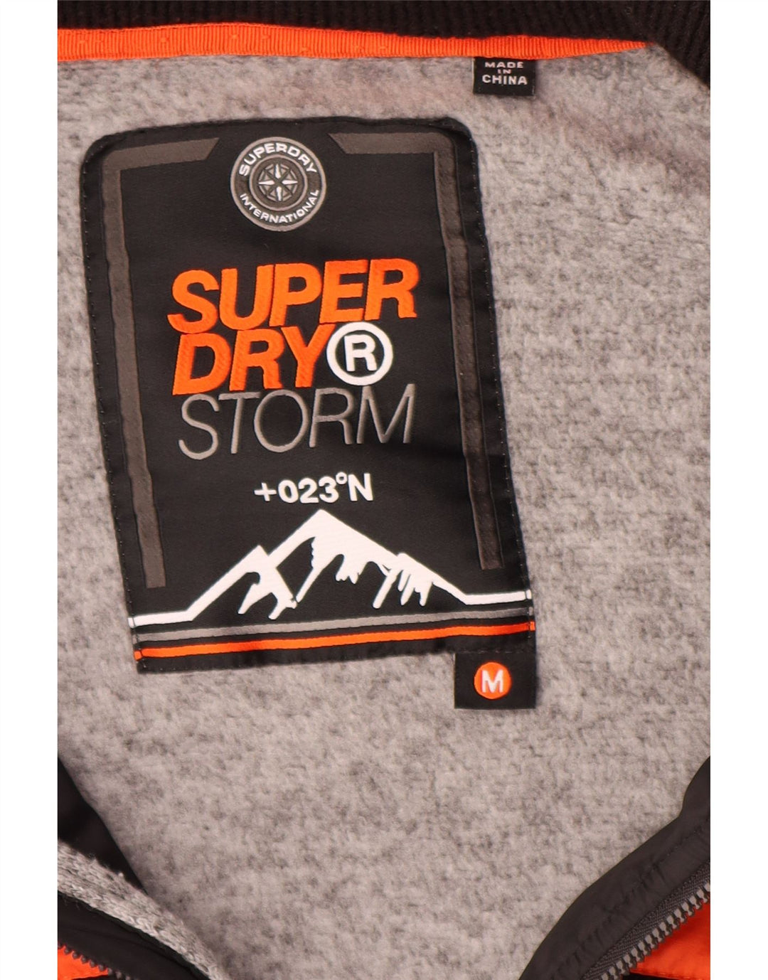 Мужская ветровка с капюшоном Superdry UK 38, средний черный полиэстер