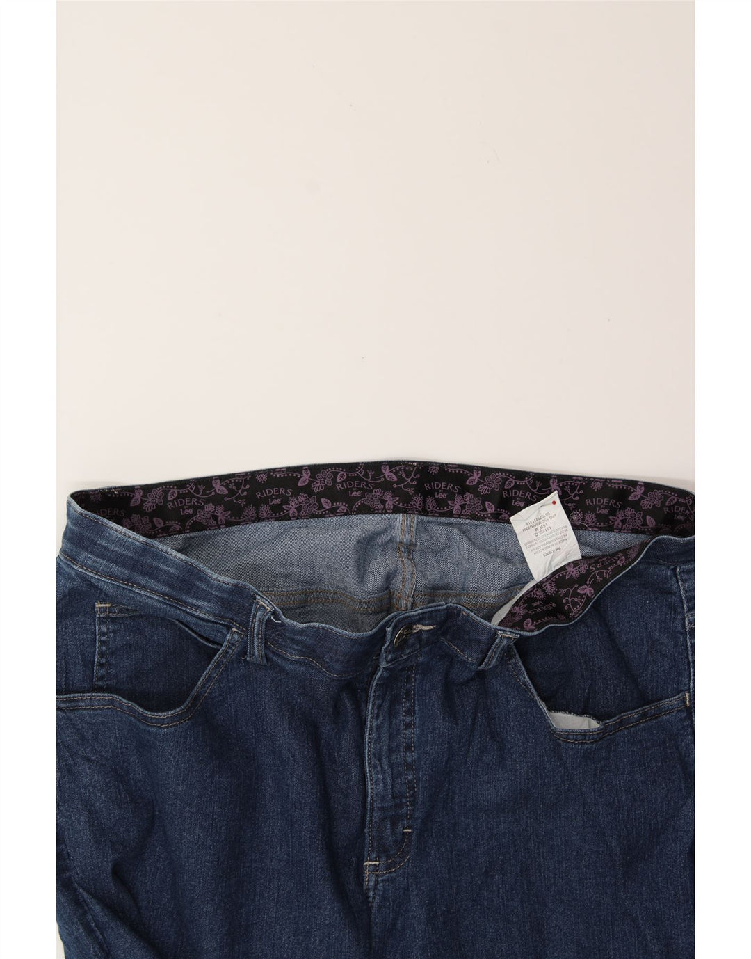 LEE Womens Capri Jeans US 18 2XL W38 L21 Blue Cotton Vintage Lee and Second-Hand Lee from Messina Hembry 