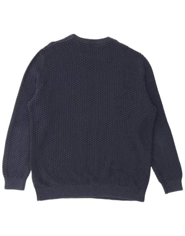 Мужской свитер Esprit с круглым вырезом 2XL, темно-синий, хлопок