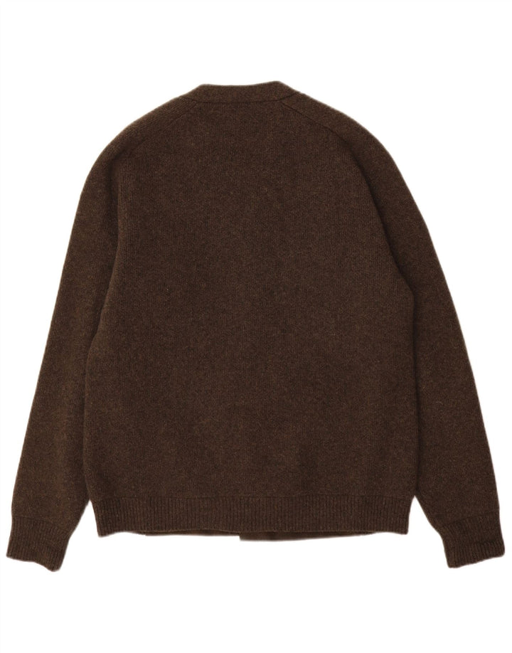 Мужской кардиган Roberto Collina IT 50 Medium Brown Wool