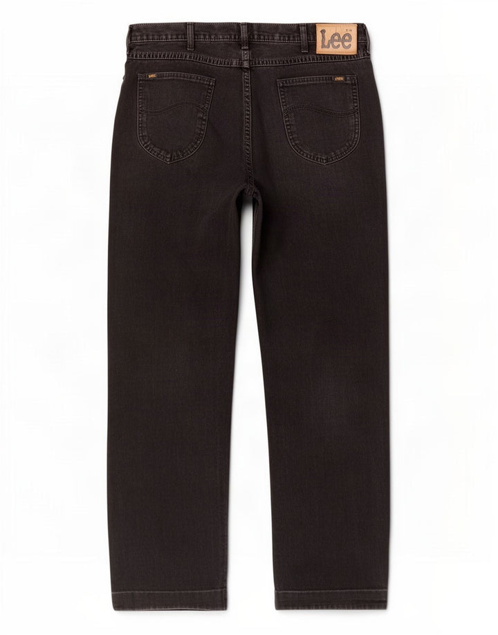 Мужские прямые джинсы Lee W36 L28, черный хлопок