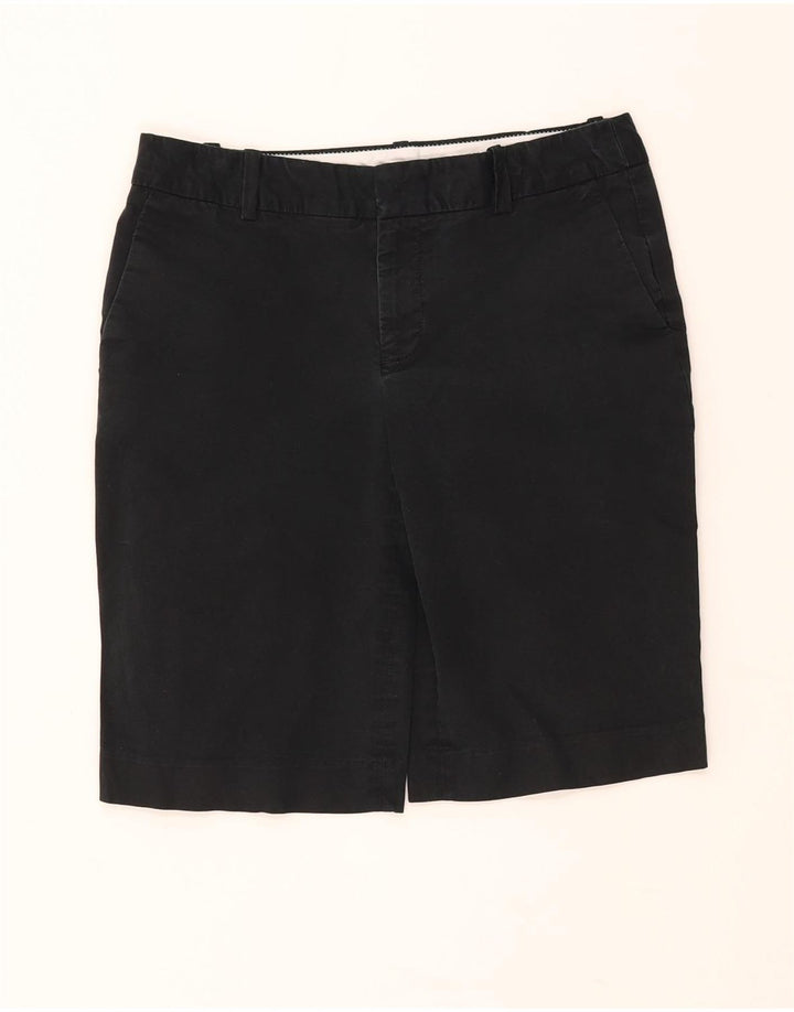 EDDIE BAUER Womens Bermuda Shorts US 2 XS W28  Black Cotton