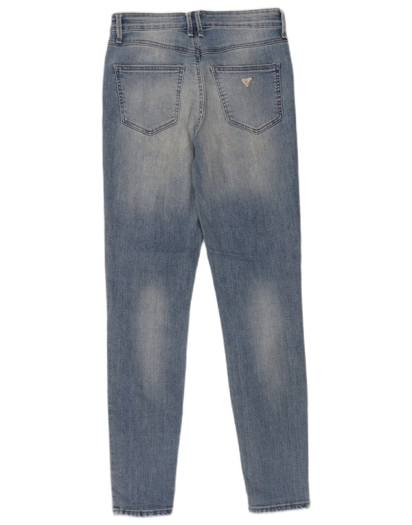 Женские джинсы скинни Guess W28 L28, синий хлопок