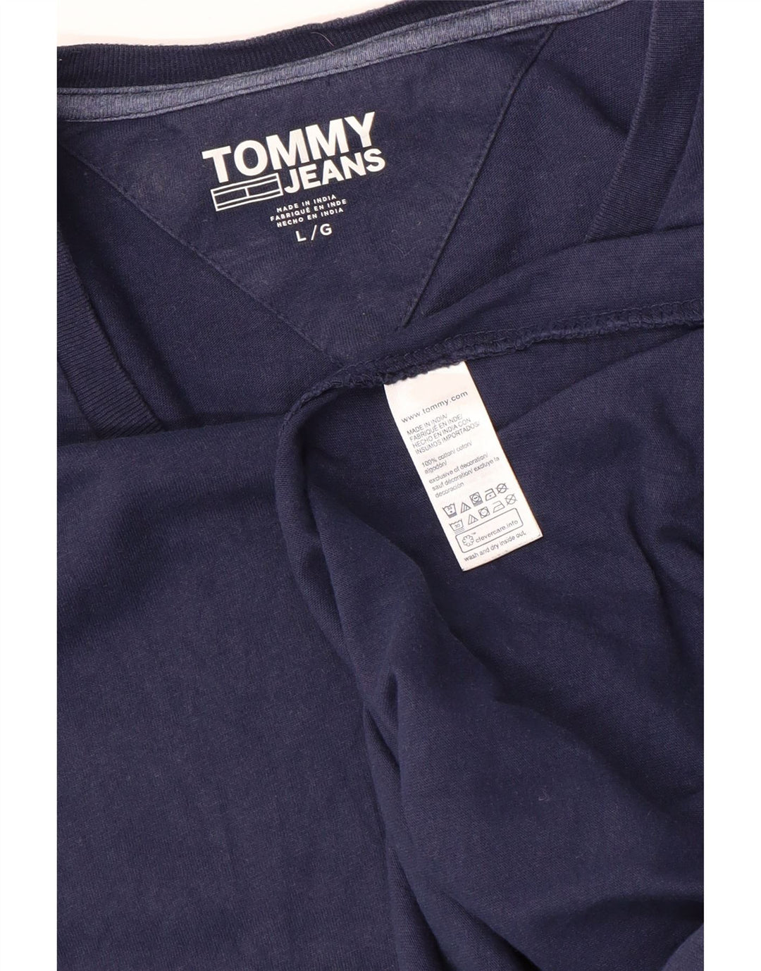 Мужской топ с длинным рукавом Tommy Hilfiger, темно-синий, с цветными блоками