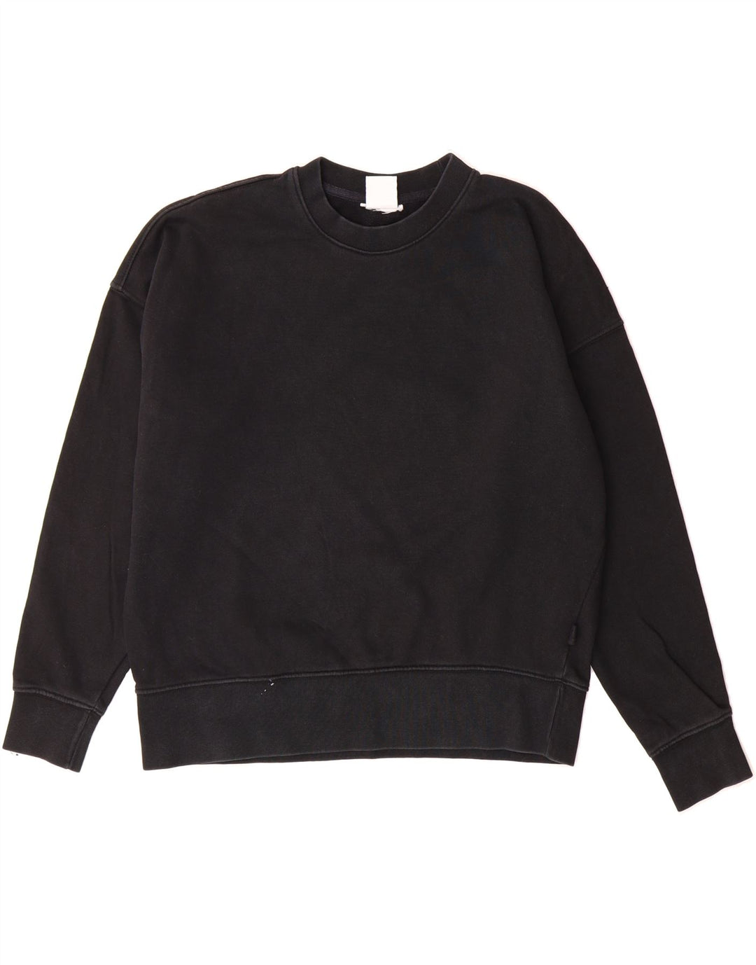 ZARA Womens Oversized Sweatshirt Jumper UK 10 Small Black Vintage Zara and Second-Hand Zara from Messina Hembry 