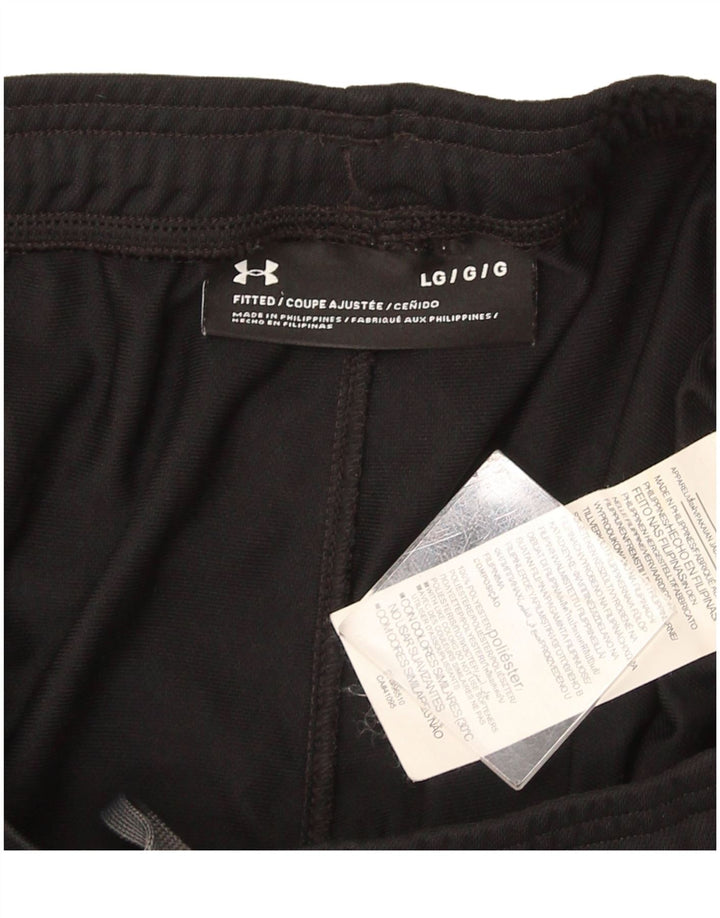 Мужские спортивные брюки Under Armour, большие черные из полиэстера