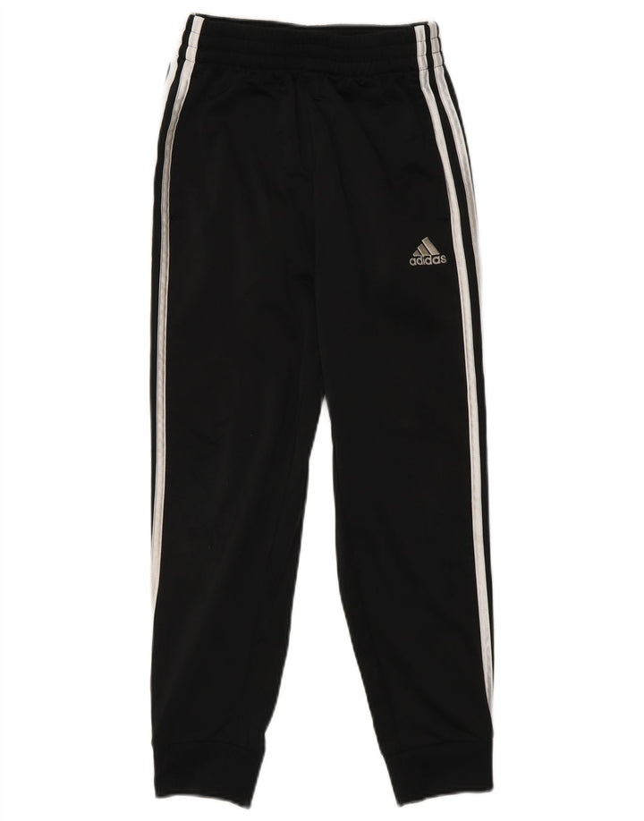 Спортивный костюм Adidas для мальчиков, брюки для бега, 7-8 лет, маленький черный полиэстер