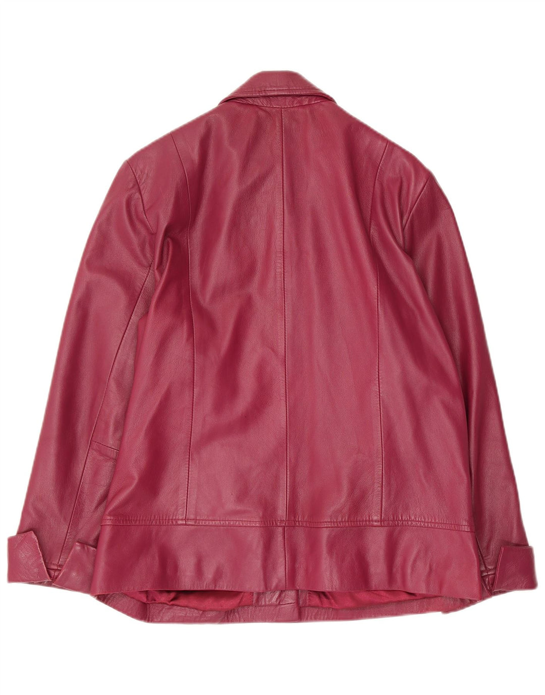 Винтажная женская кожаная куртка IT 42 Medium Burgundy Leather