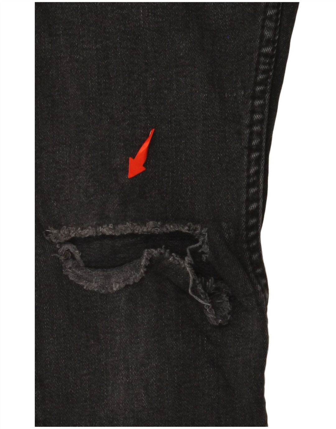 Женские укороченные джинсы скинни ZARA EU 40 Medium W31 L25, черный хлопок