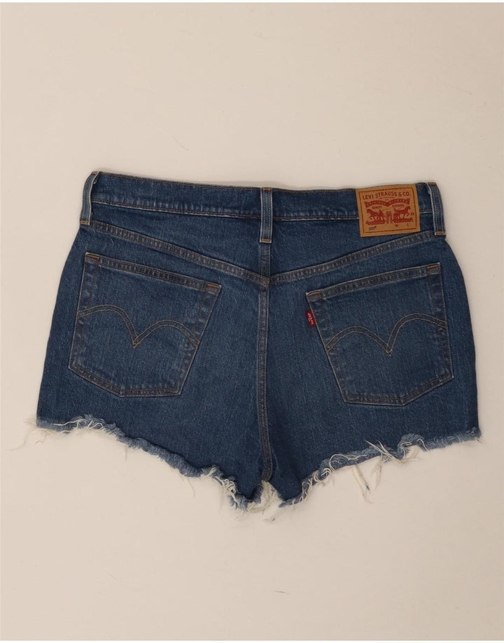 Женские джинсовые шорты Levi's 501 W29, средний синий, хлопок