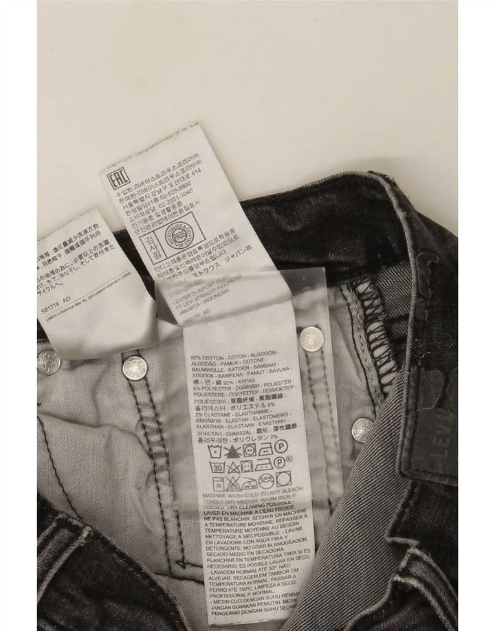 Мужские джинсы Levi's 511 Slim W30 L32 Серые хлопковые