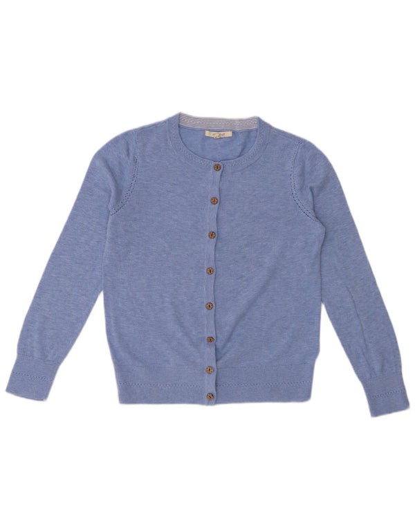 Женский кардиган WHITE STUFF, хлопковый свитер UK 10, маленький синий в крапинку