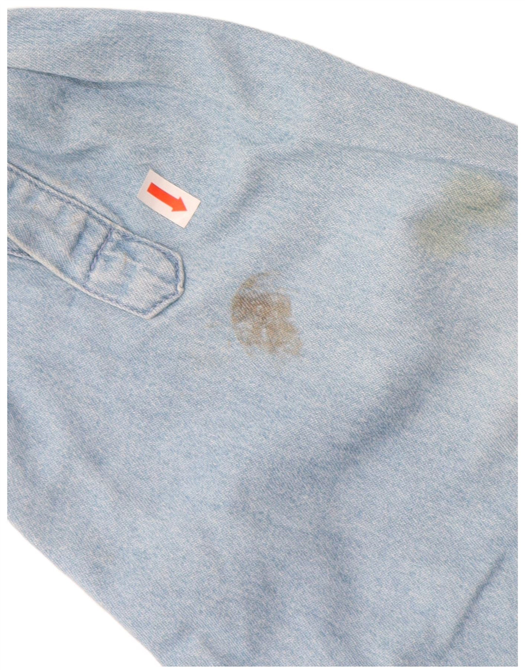 JOHN BANER Мужская джинсовая рубашка 3XL, синяя, хлопок